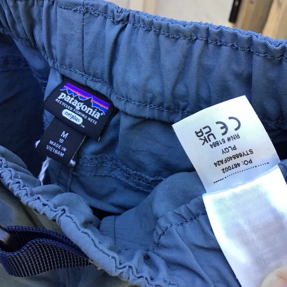 Patagonia Outdoor Everyday Pants Boys Medium 10 Blue Jogger Hiking